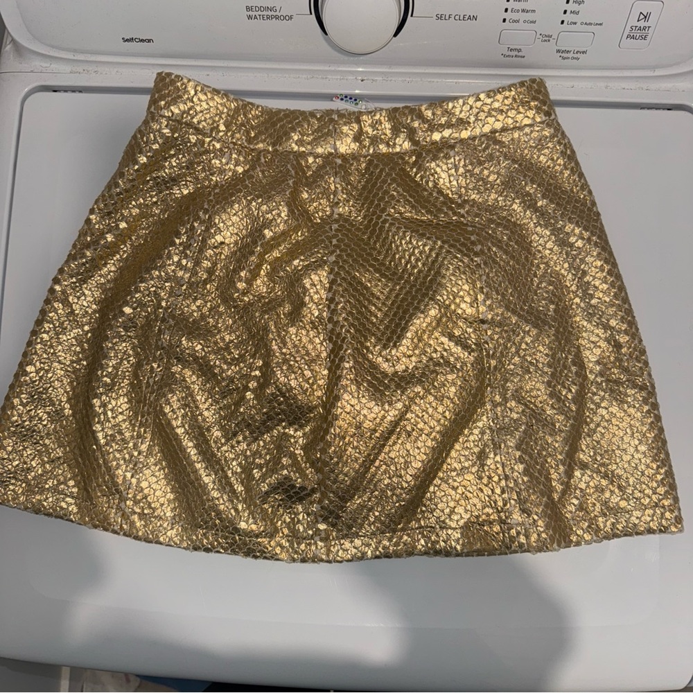 Queen on Sparkle Gold Skort